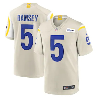 mens nike jalen ramsey bone los angeles rams player game je